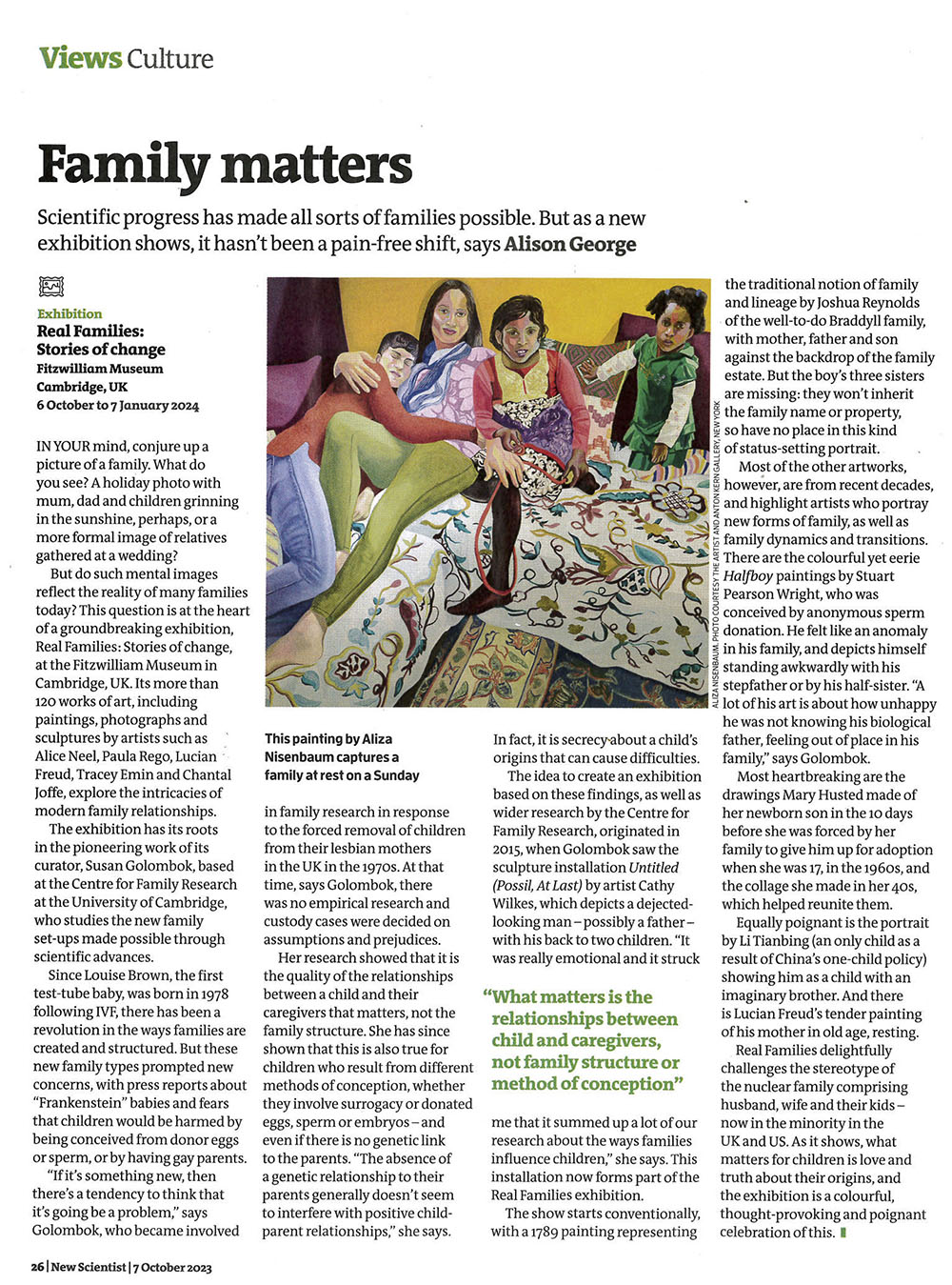 2023 英国剑桥大学博物馆群展 New Scientist - 06.10.23